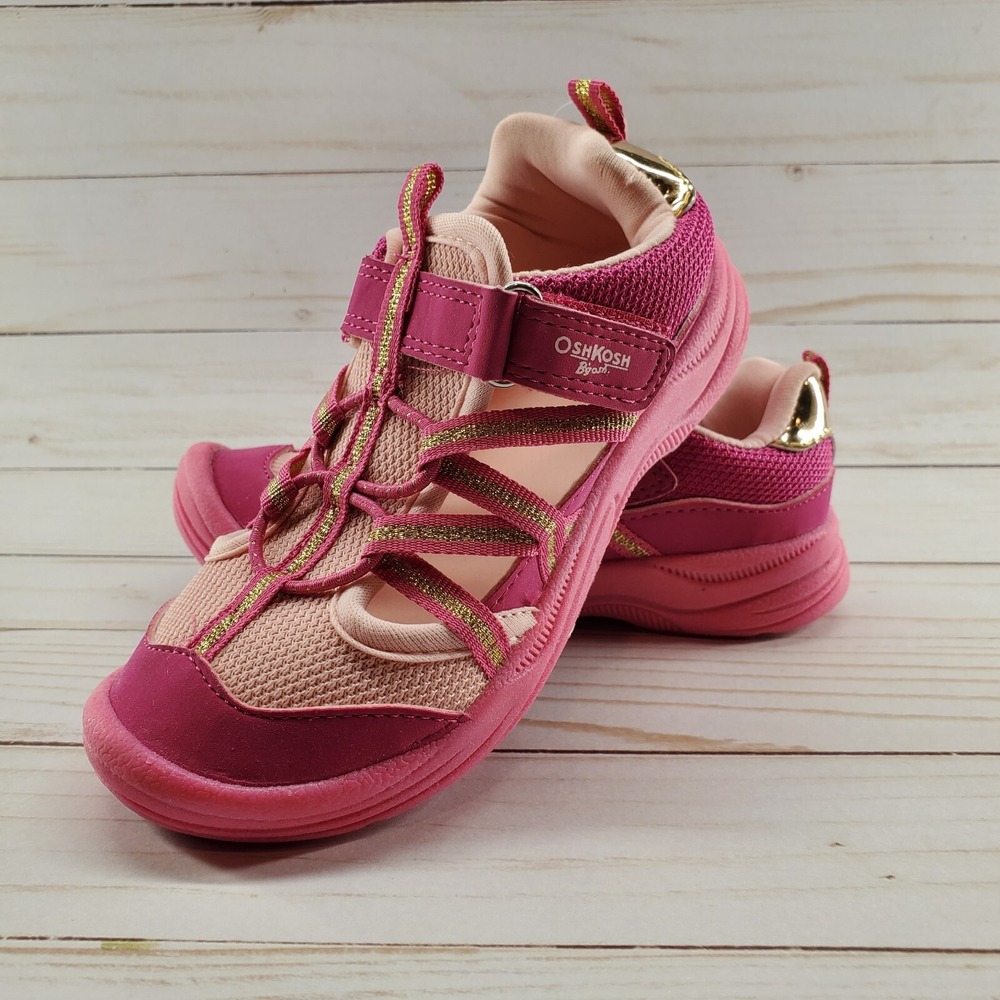 OshKosh Girls‎ Size 11 Sandals Pink Charis Summer Bump Toe